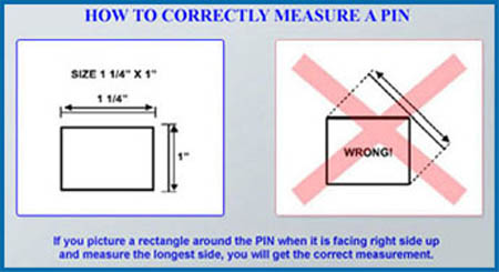 How To Measure A Pin Graphic?